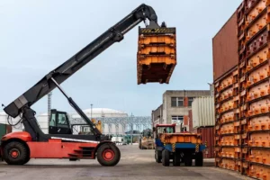 used flat rack container