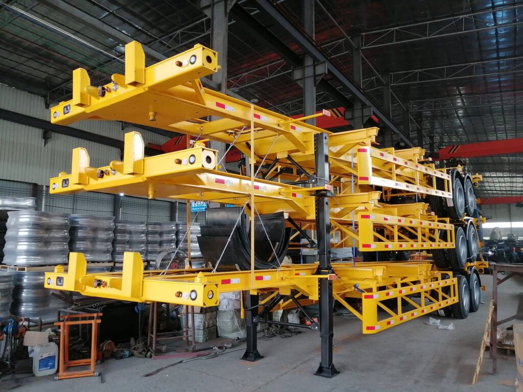 Buy 40ft Gooseneck Chassis Online - Container Chassis For Sale